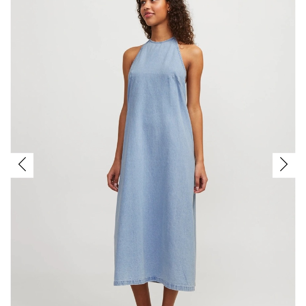 JJXX JXANINE DENIM DRESS NWT MEDIUM